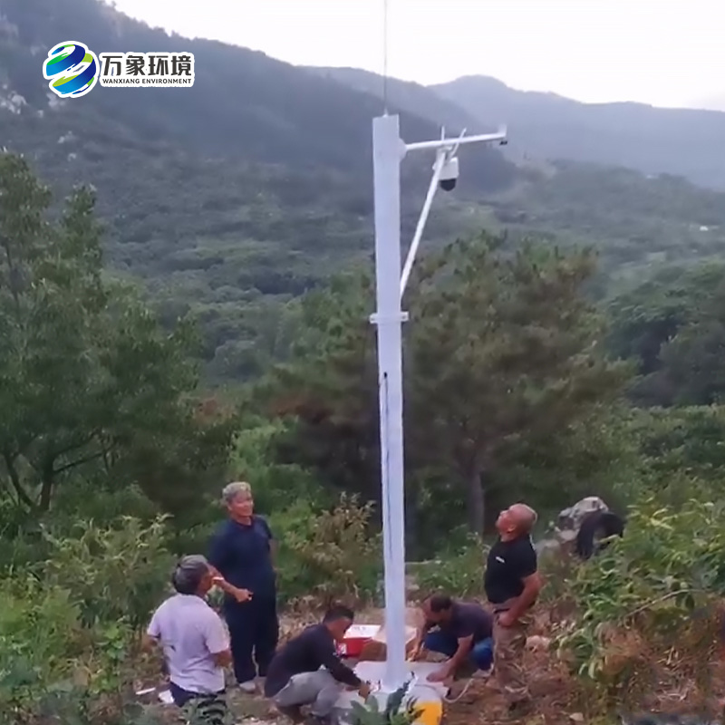 雷达流速监测系统针对渠道内水位、流量和降雨量三项参数