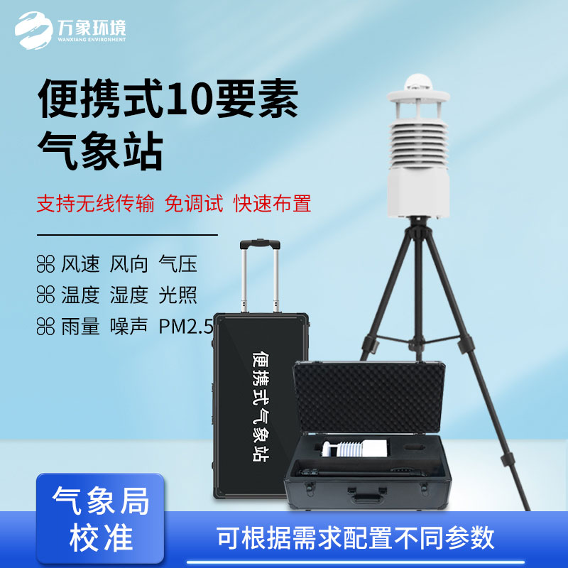 便携式移动气象站——应急救援中的“气象哨兵”