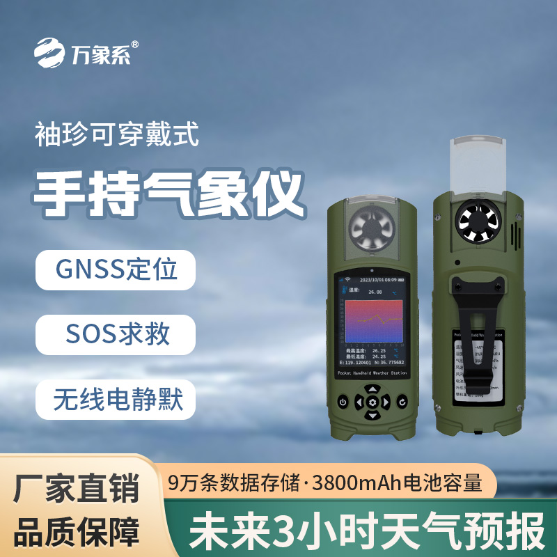 袖珍可穿戴手持气象站——手腕上的“风云预报”